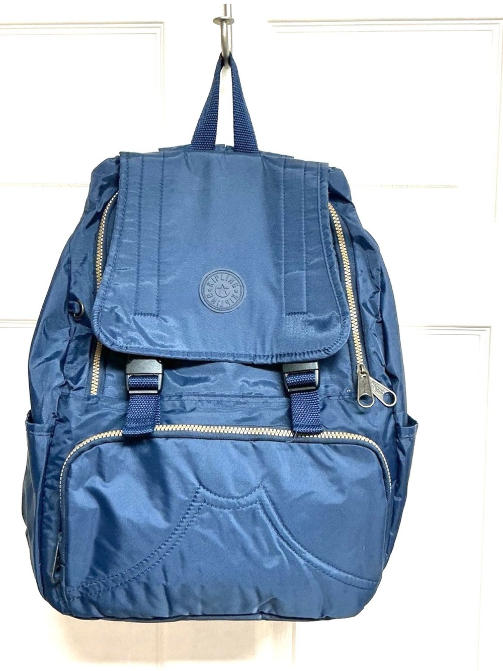Kipling Navy School College Travel Career Daypack Backpack